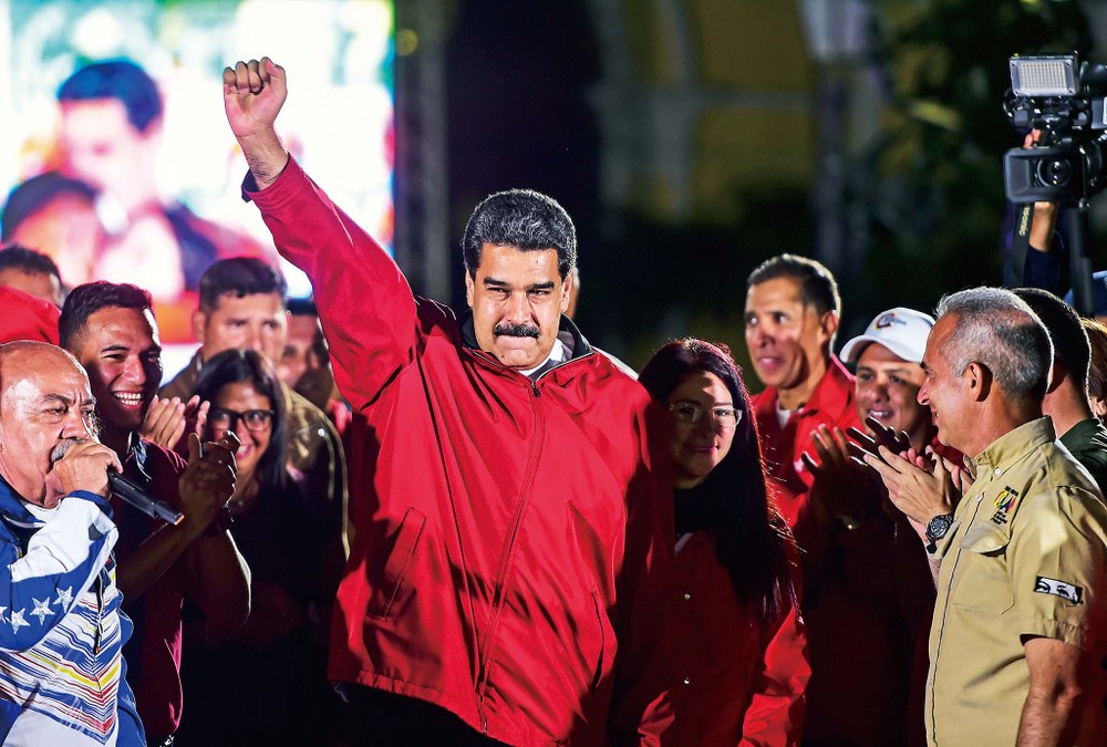 委內瑞拉稱41.5%選民參加制憲大會選舉投票，馬杜羅宣佈勝利。（圖源：互聯網）