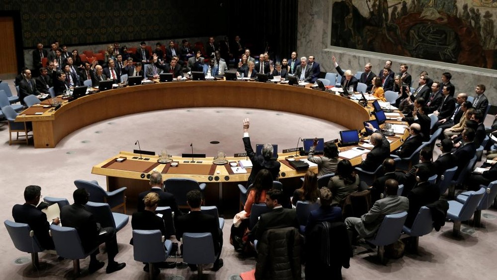 圖為聯合國安理會會場。（圖源：路透社）