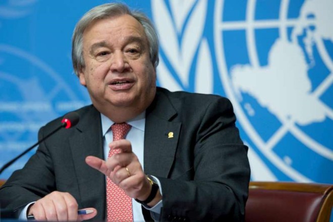 圖為聯合國秘書長安東尼奧·古特雷斯(António Guterres)。（圖源：互聯網）