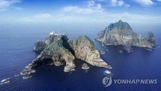 韓日爭議島嶼，韓稱「獨島」，日稱「竹島」。（圖片來源：韓聯社）