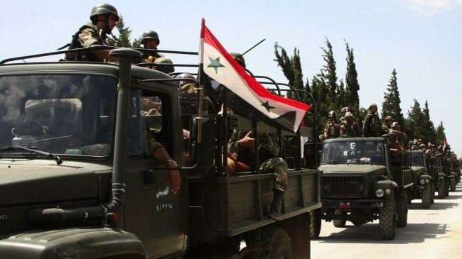圖為敘利亞政府軍。敘政府否認在衝突中使用沙林神經毒氣。（圖源：互聯網）