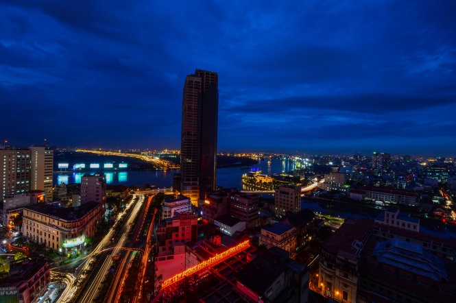 胡志明市夜景一隅。（示意圖源：互聯網）