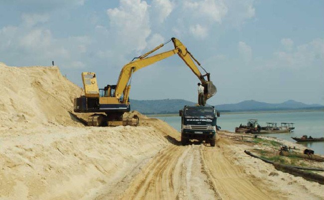 越南繼續實現不向外國出口任何種類沙子的主張。（示意圖源：互聯網）