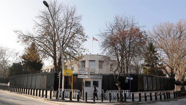 圖為美國駐土耳其安卡拉大使館。（圖源：路透社）