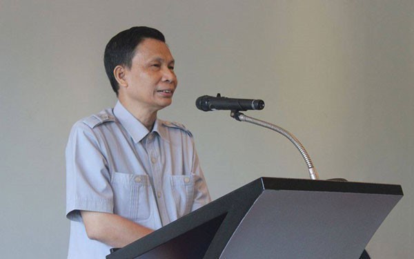 政府監察署第3司代司長阮明敏在新聞發佈會上發言。（圖源：互聯網）