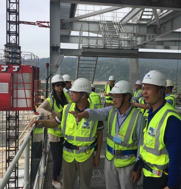 中國銀行服務永新一期火電站項目建設現場。