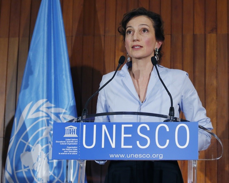 阿祖拉當選聯合國教科文組織總幹事。（圖源：AP）