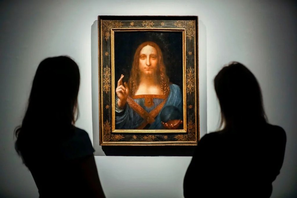 達芬奇畫作《救世主》成最昂貴藝術品。（圖源：Getty Images）