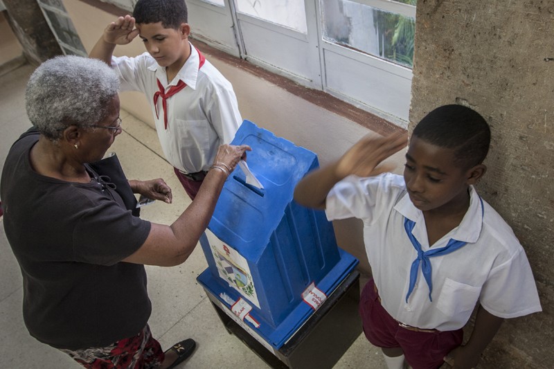古巴大選第一階段即市政選舉開始投票。（圖源：René Pérez Massola）