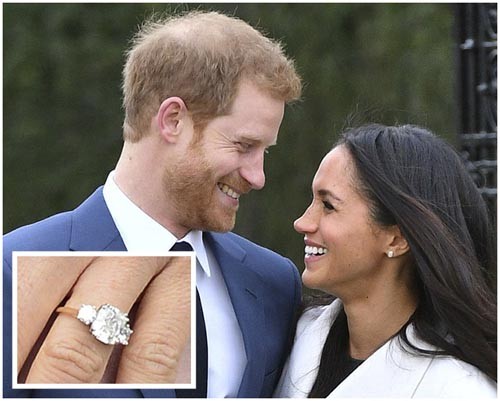 英國王室發表聲明宣佈，現年33歲的哈里王子已於本月早些時候在倫敦與美國女演員梅根‧馬克爾訂婚。（圖源：互聯網）
