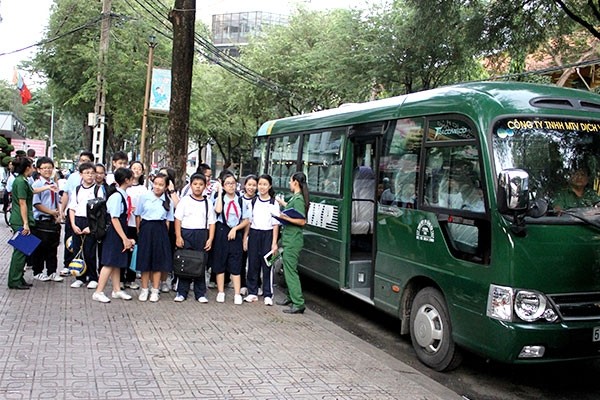 本市試行使用學校智能卡用於補貼巴士運送、管理學生。（圖源：互聯網）