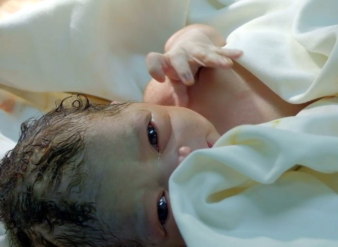 據聯合國網站新聞中心報導，在2018年的第一天，全世界大約有38萬6000名嬰兒降生。（示意圖源：UNICEF）