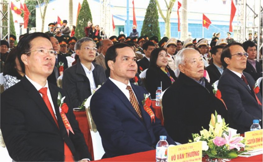 中央宣教部長武文賞出席儀式。