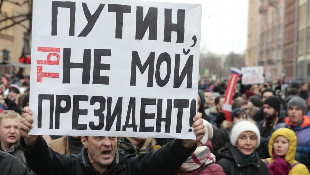 俄羅斯多地響應反對派領袖納瓦爾尼籲舉行示威。（圖源：路透社）