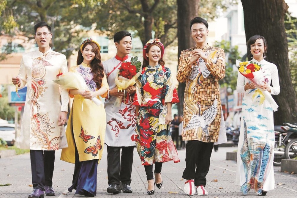 《越南新娘》越中演員合照。