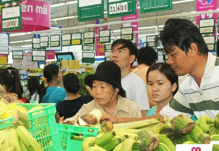 Co.op mart 超市的果蔬銷量大幅遞增。