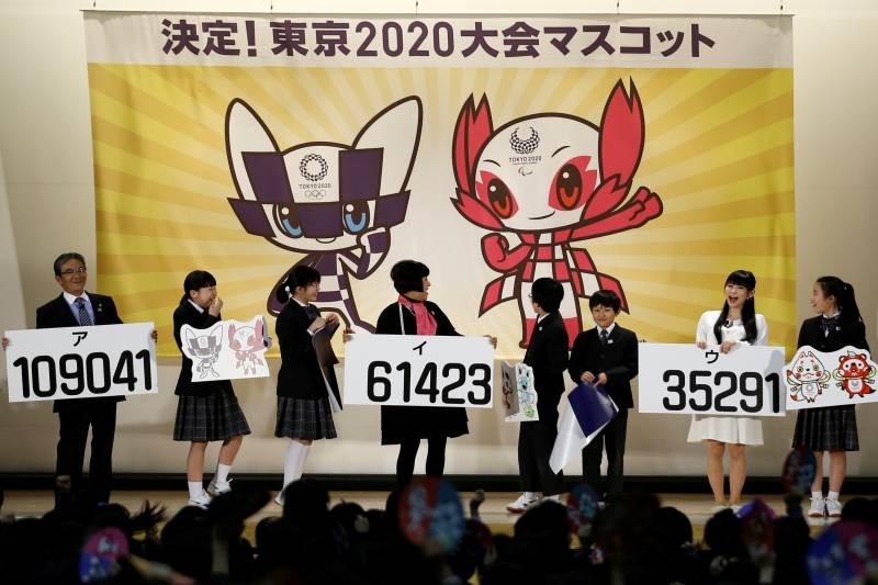 2020 年東京奧運會吉祥物揭曉。（圖源：互聯網）