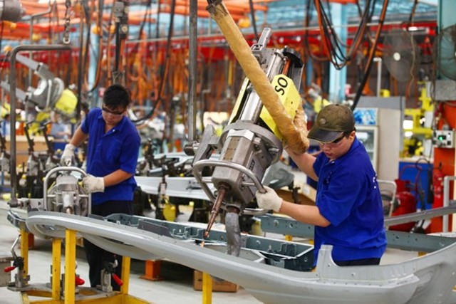 今年前兩個月工業生產指數增15.2%，創下數年來的新高。（示意圖源：互聯網）