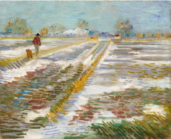 特朗普向古根海姆美術館提出租借的文森特-梵高的《雪景》。