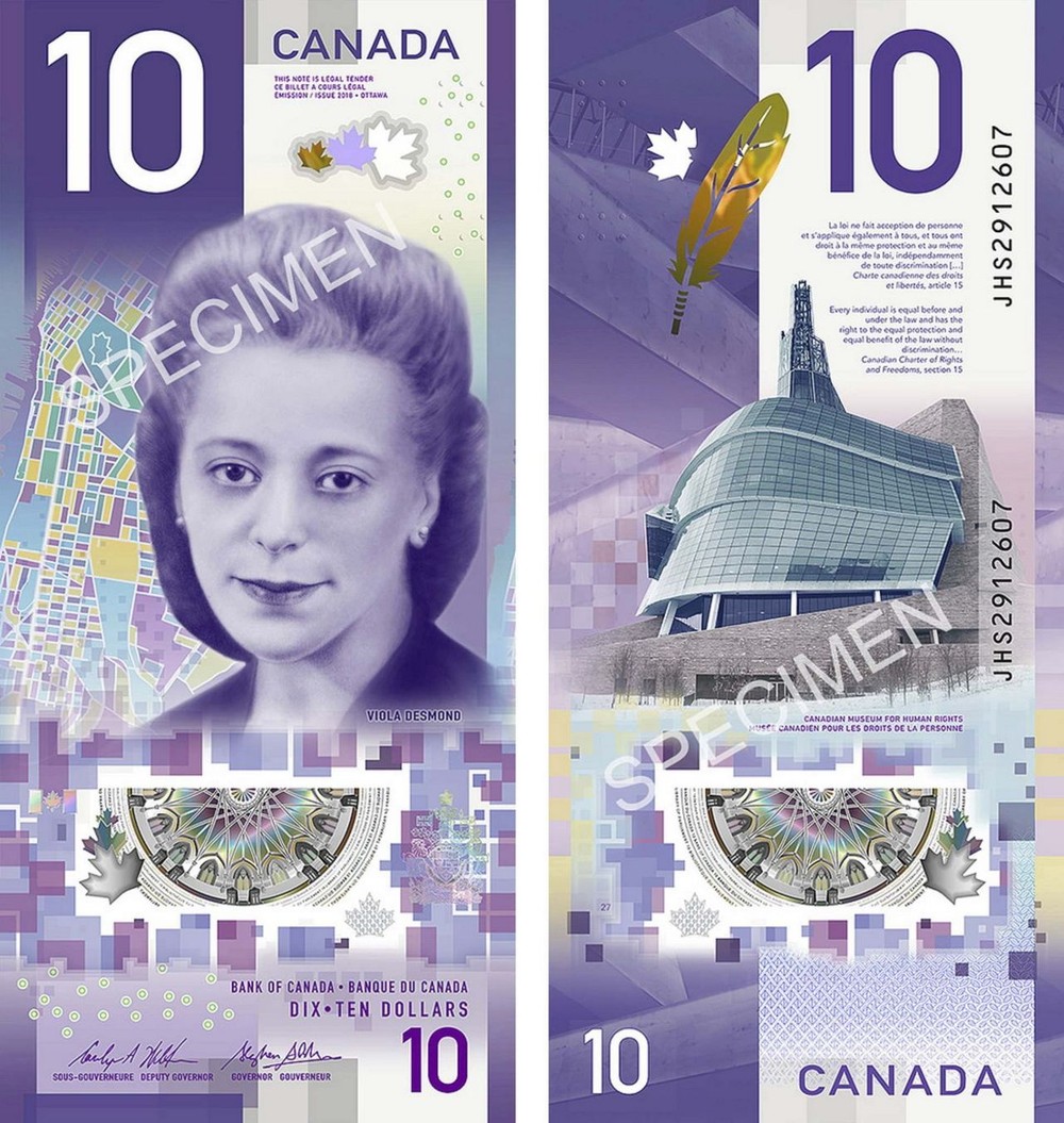 加拿大新版10加元鈔票於日前正式亮相。(圖源：Bank of Canada / Flickr)