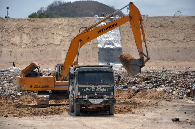 Kbec Vina公司以填埋方式處理生活廢棄物。（圖源：東河）