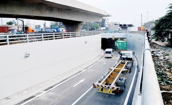 美水交通樞紐隧道讓桔萊港區域的交通更順利。