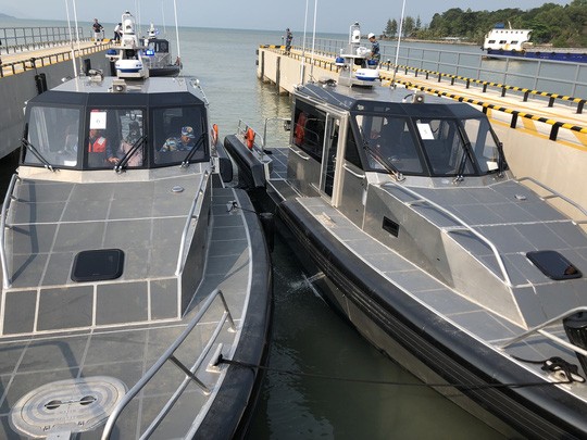 美國向越南移交Metal Shark應急巡邏艇。