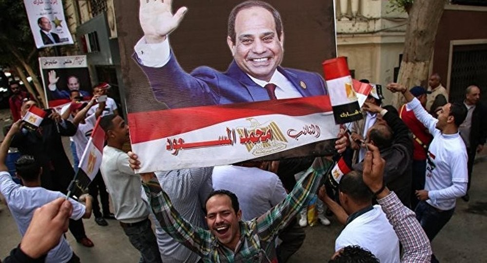埃及大選初步結果：現任總統塞西將獲連任。（圖源：Sputnik）