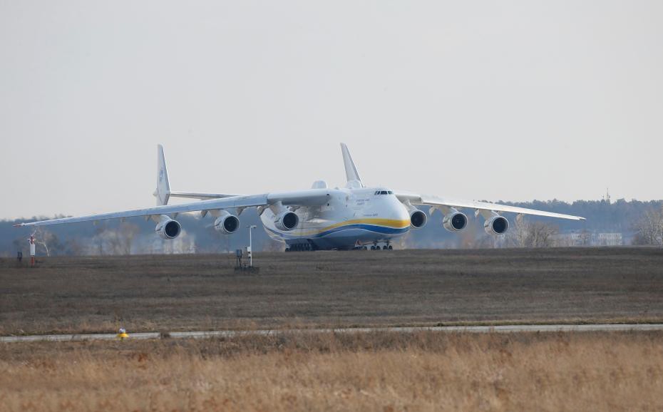 今年3月，烏克蘭安東諾夫設計局宣佈，安-225巨型運輸機已完成修復工作，可恢復飛行。（圖源：互聯網）