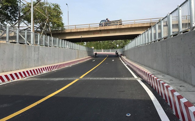 平兆橋下穿道路將於本月20日投入使用。（圖源：芳蓉）