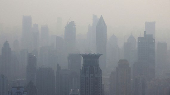 高樓大廈令空氣污染加劇。（示意圖源：互聯網）