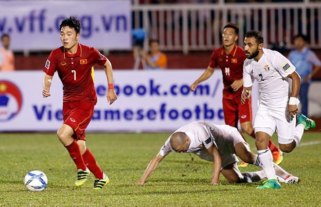 越南男足隊位居亞洲第17。