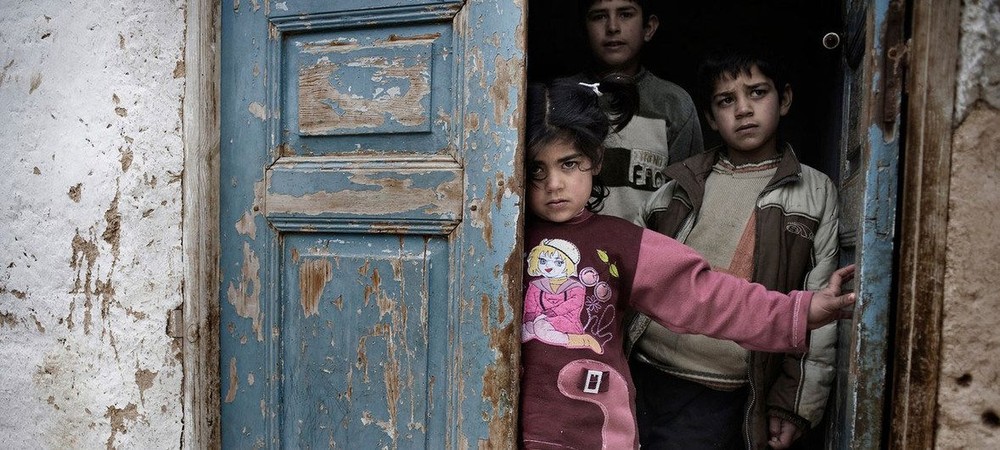 在受衝突影響的城市，敘利亞兒童在炮火和炮擊中冒著生命危險接受教育。（圖源：兒基會）
