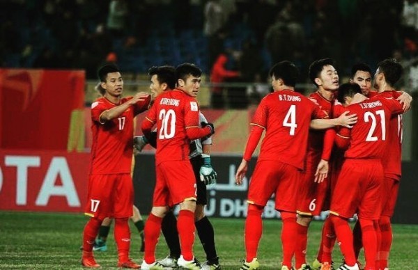 越南U23隊比賽中一瞥。
