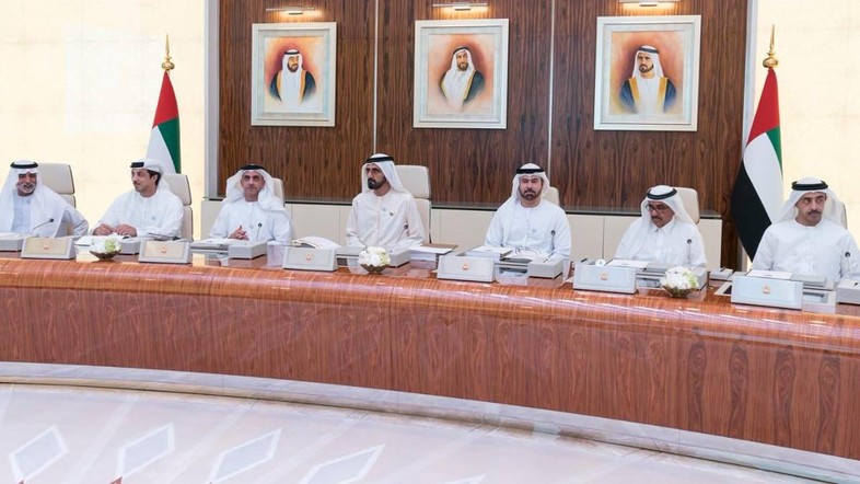 阿聯酋內閣會議一瞥。（圖源：Twitter）