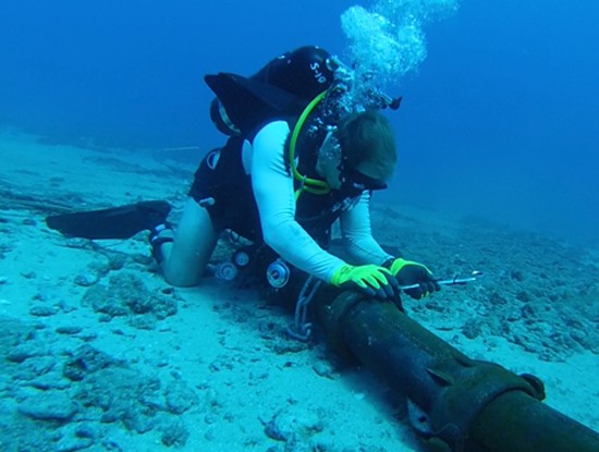 從本月22至27日期間，AAG海底光纜運營夥伴將進行維修輸往香港、美國的海底光纜分段。（示意圖源：互聯網）