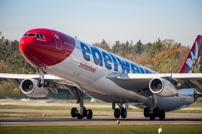 圖為Edelweiss度假旅遊航空公司的一架空中巴士A340客機。（圖源：Edelweiss）