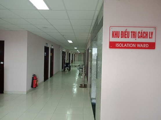 圖為芹苴市全科醫院隔離治療區。（圖源：民智報）