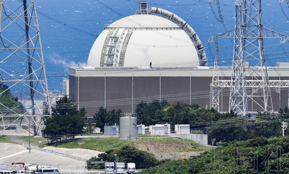 位於日本佐賀縣，由九州電力公司（九電）管理的玄海核能發電廠4號機16日重啟。 （圖源：共同社）