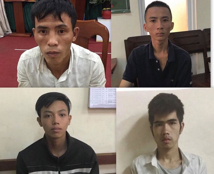 被起訴的4名嫌犯。（圖源：公安機關提供）