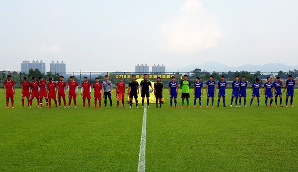 越南U19與梅縣區鐵漢隊出賽陣容。