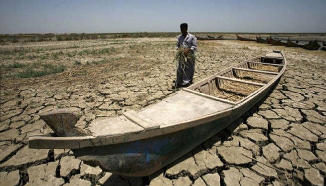 乾旱是氣候變化造成的災害之一。