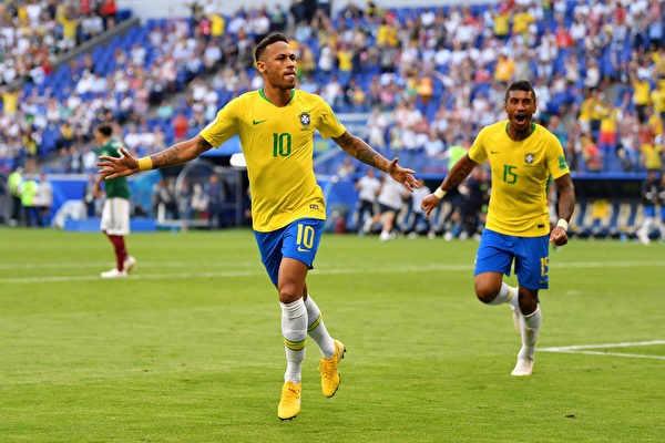內馬爾領銜的巴西隊成為奪冠頭號熱門。（圖源：互聯網）
