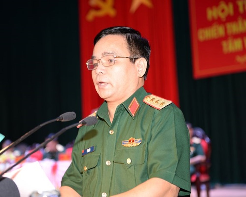國防部副部長黎詹上將在研討會上發表講話。（圖源：qdnd.vn）