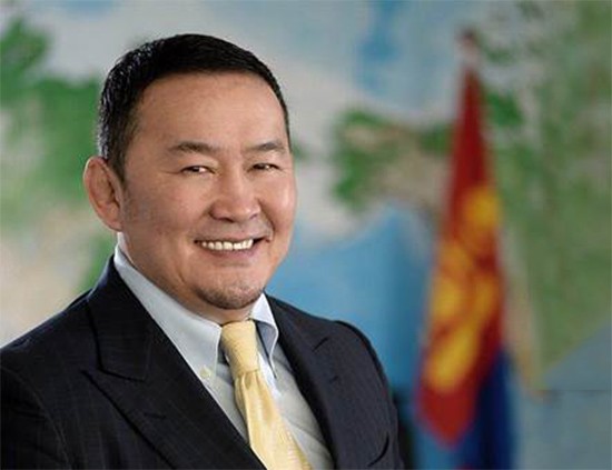 圖為蒙古總統哈勒特馬‧巴特圖勒嘎。（圖源：互聯網）