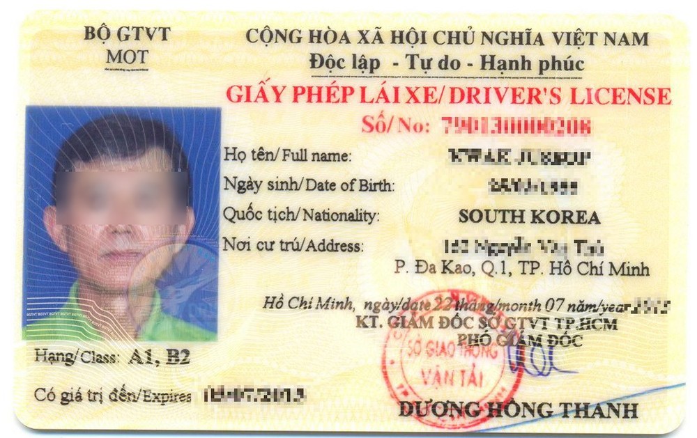 市交通運輸廳：外籍人士換領越南駕照遞增。（示意圖源：互聯網）