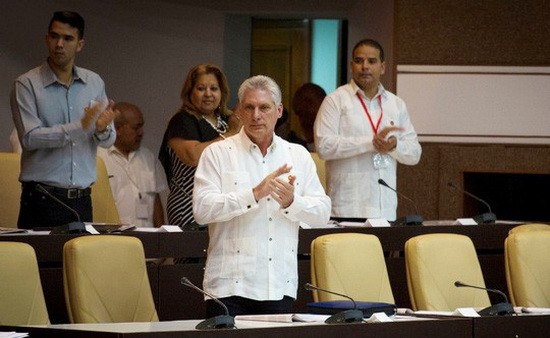 古巴新任國務委員會主席米格爾·迪亞斯 - 卡內爾（Miguel Díaz-Canel Bermúdez）。（圖源：路透社）