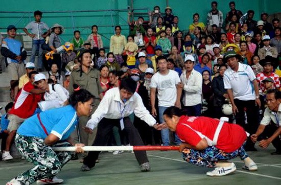 山區縣體育文化節的體育活動。