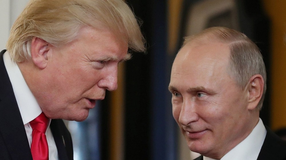 美國總統特朗普與俄羅斯總統普京。（圖源：互聯網）
