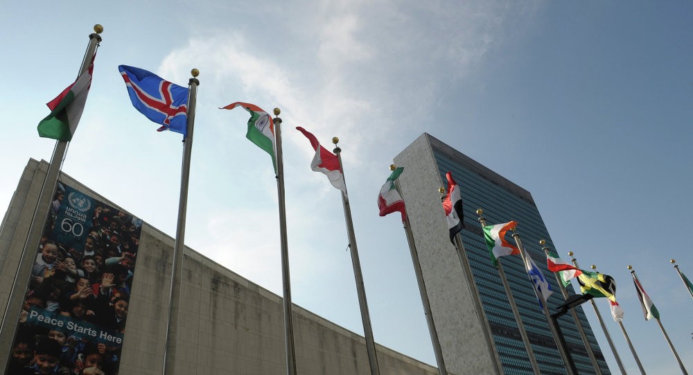 聯合國委員會批准對朝制裁免除計劃以提供人道主義援助.圖為聯合國總部一瞥。（圖源：Sputnik）